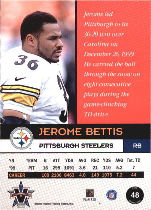 Jerome Bettis cards (1994-2023) Rams Steelers - You Choose