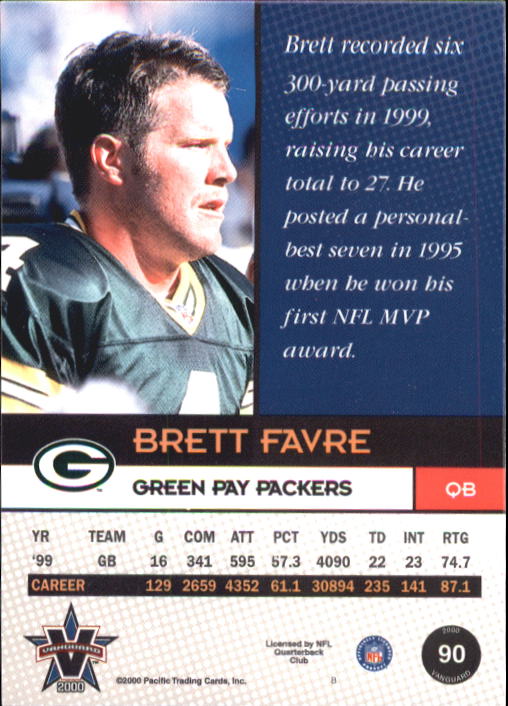 Brett Favre cards (1991-2001) Packers - You Choose - Picture 334 of 372