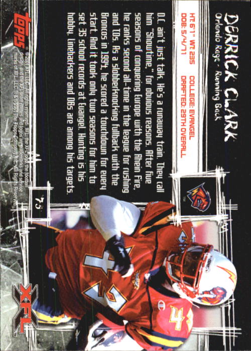 B2099- 2001 Topps XFL Football Cards 1-100 +Inserts -You Pick- 15+ FREE US SHIP - Picture 147 of 195