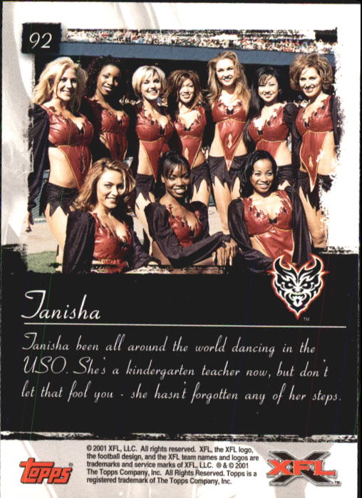 2001 Topps XFL Football Cards - Picture 97 of 107