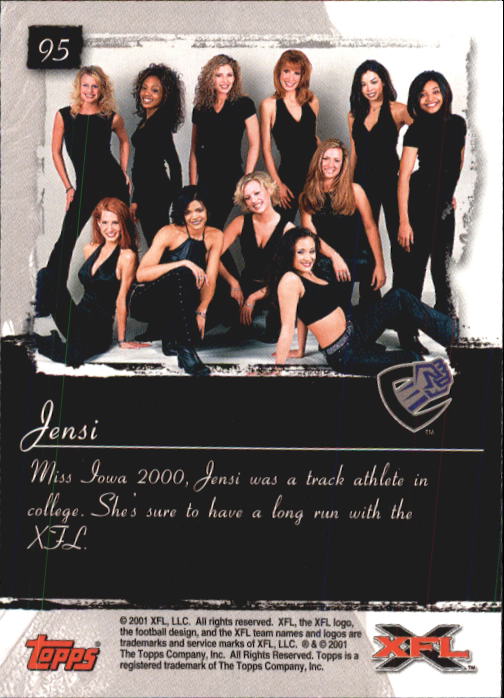 2001 Topps XFL Football Cards - Picture 101 of 107