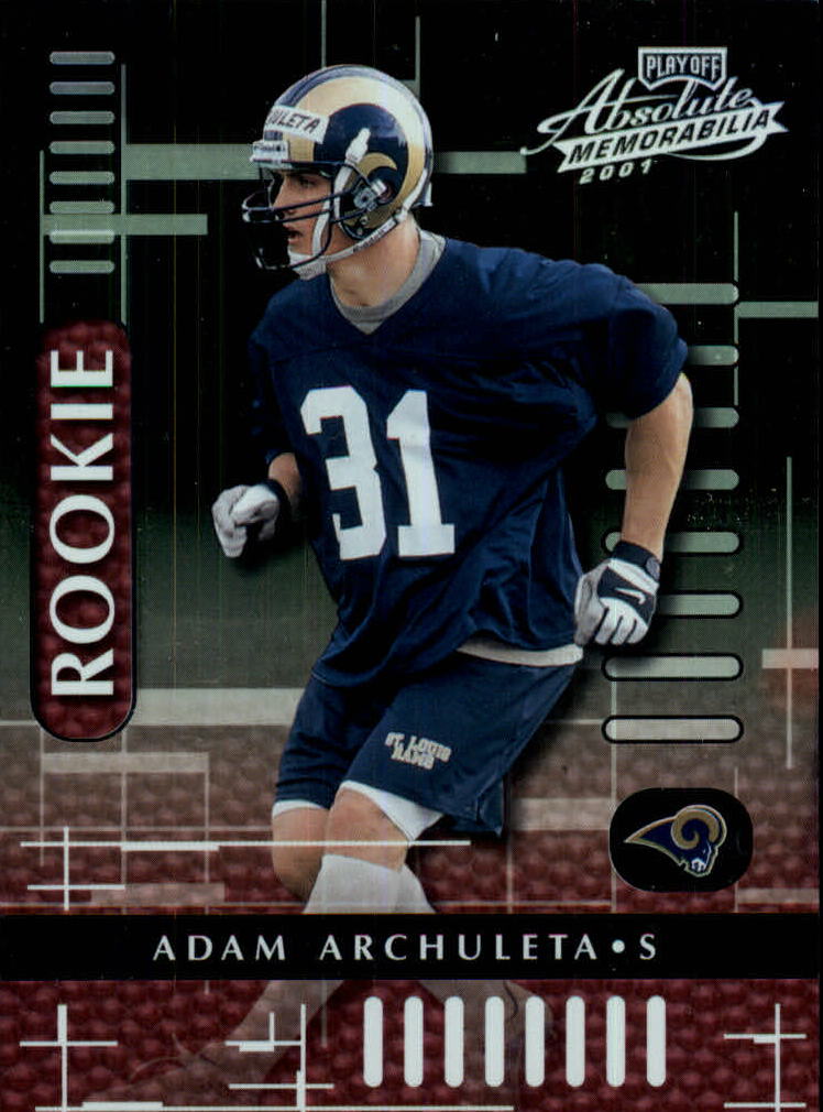 2001 Absolute Memorabilia (Playoff) Football Cards - Picture 84 of 92