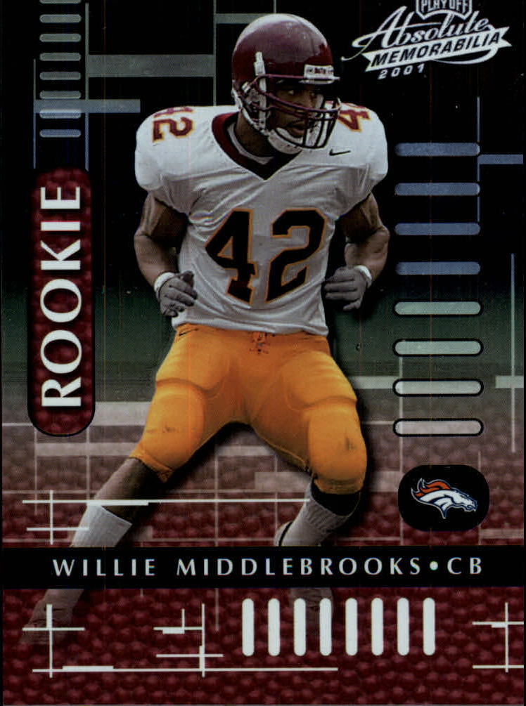 2001 Absolute Memorabilia #150 Willie Middlebrooks RC