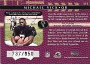 2001 Absolute Memorabilia #151 Michael Vick RPM RC back image