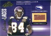 2001 Absolute Memorabilia Leather and Laces #LL28 Randy Moss