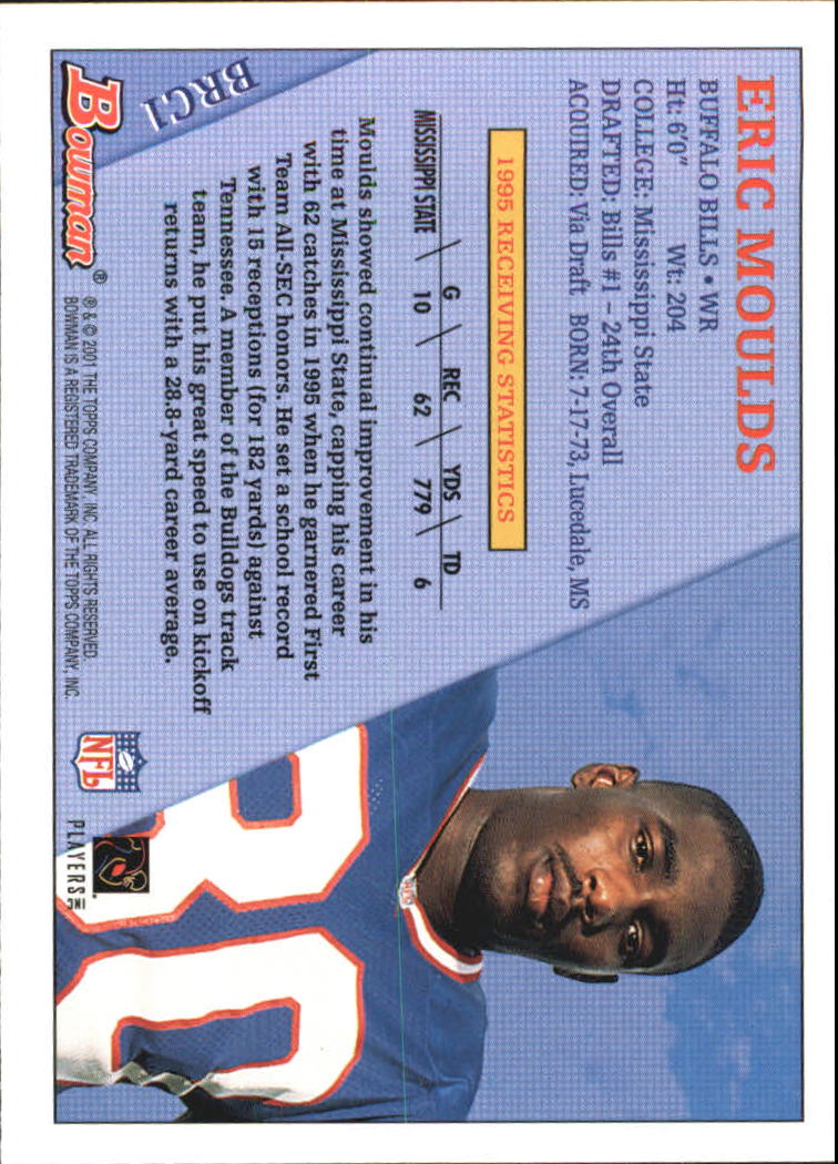 Tarjetas de fútbol americano Bowman 2001 "insertar" - Imagen 37 de 37
