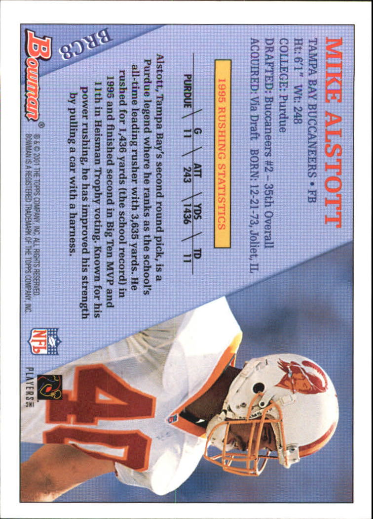 Tarjetas de fútbol americano Bowman 2001 "insertar" - Imagen 25 de 37