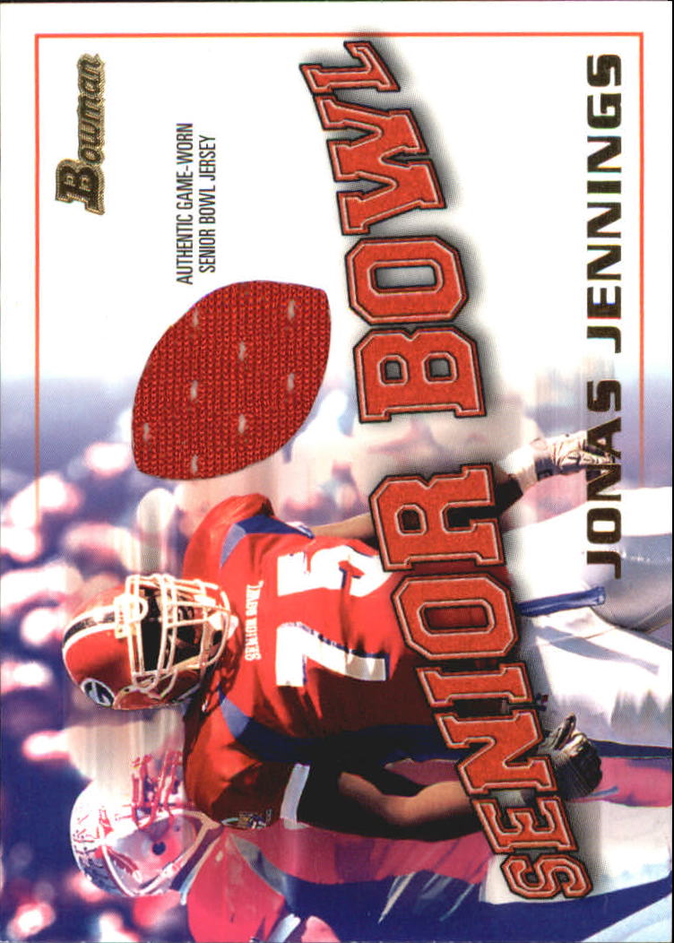 2001 Bowman Rookie Relics #BJJJ Jonas Jennings I