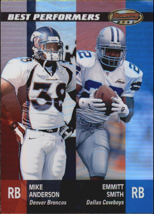 2001 Bowman's Best #97 Mike Anderson/Emmitt Smith