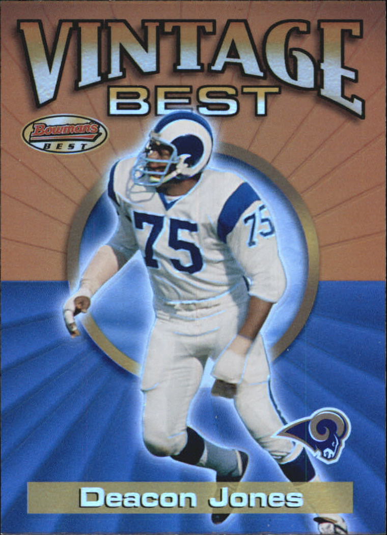 2001 Bowman's Best Vintage Best #VBDJ Deacon Jones