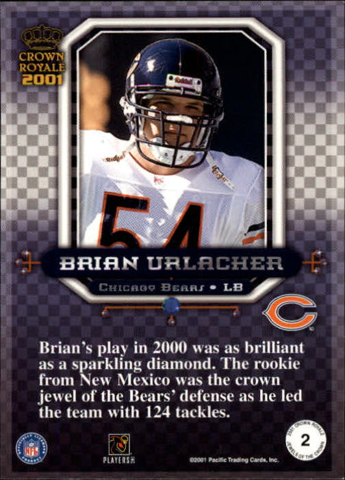 2001 Crown Royale (Pacific) Football "Insert" Cards - Picture 35 of 64