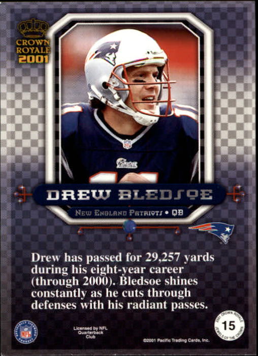 2001 Crown Royale (Pacific) Football "Insert" Cards - Picture 23 of 64