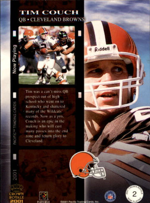 2001 Crown Royale (Pacific) Football "Insert" Cards - Picture 15 of 64