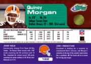 2001 eTopps #122 Quincy Morgan/811 back image