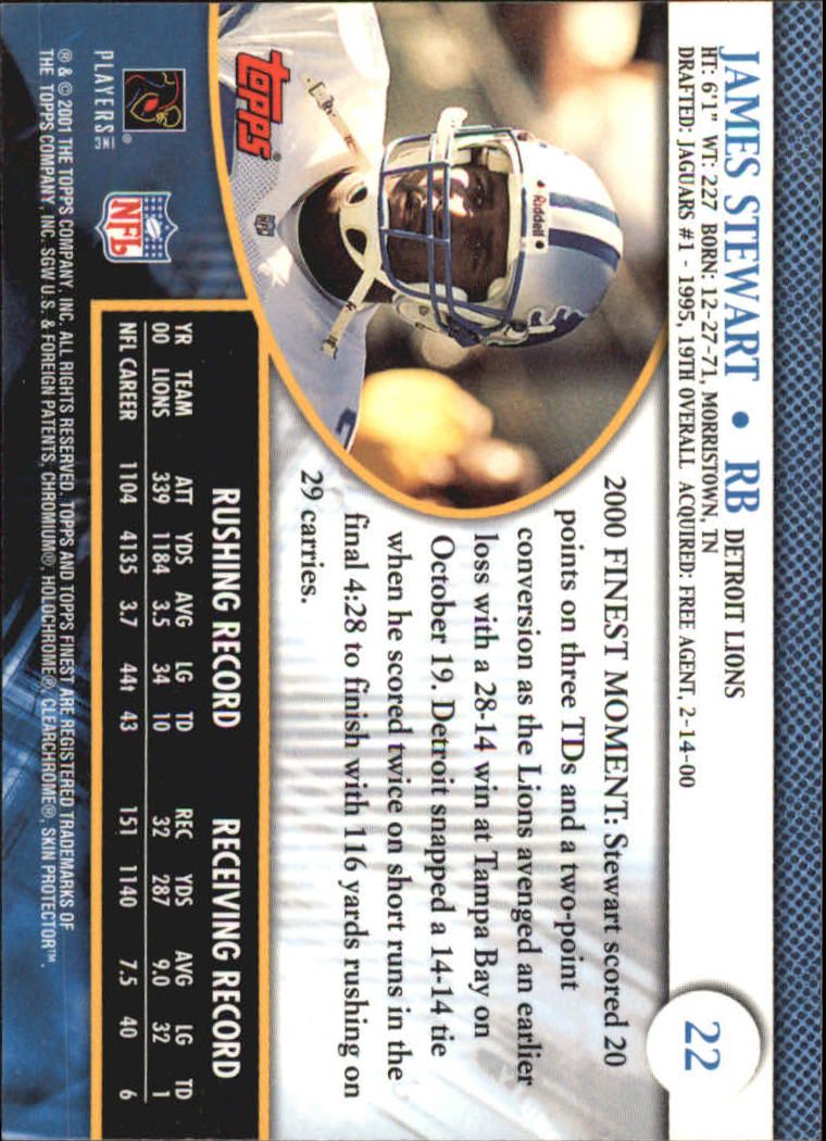 2001 Finest (Topps) Football Cards - Picture 31 of 154