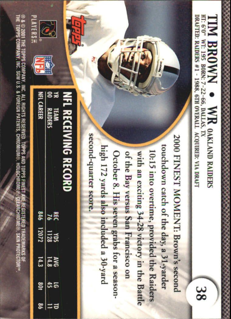 2001 Finest (Topps) Football Cards - Picture 55 of 154