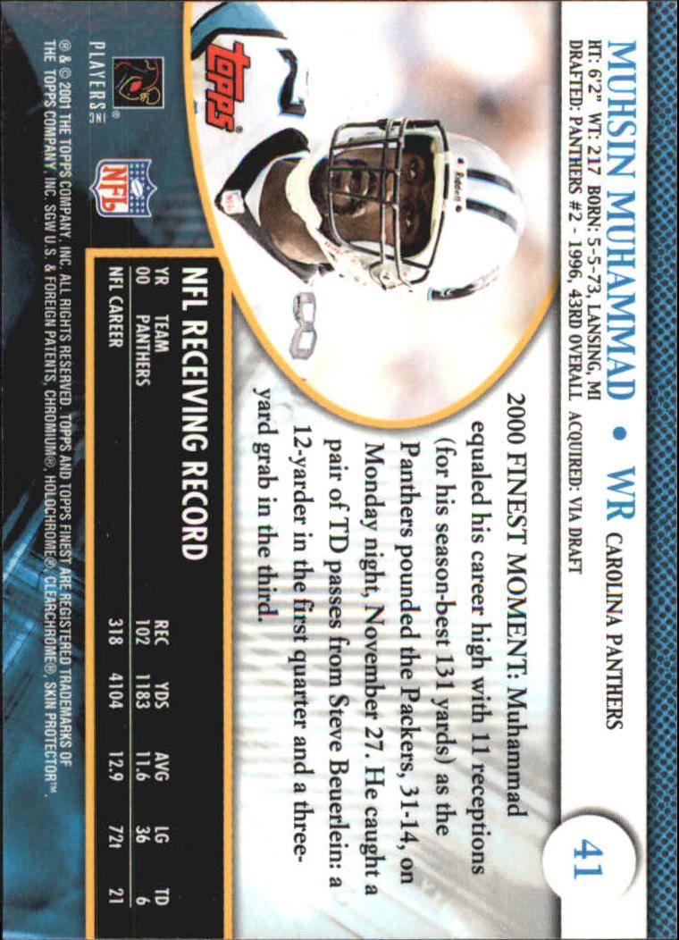 2001 Finest (Topps) Football Cards - Picture 59 of 154