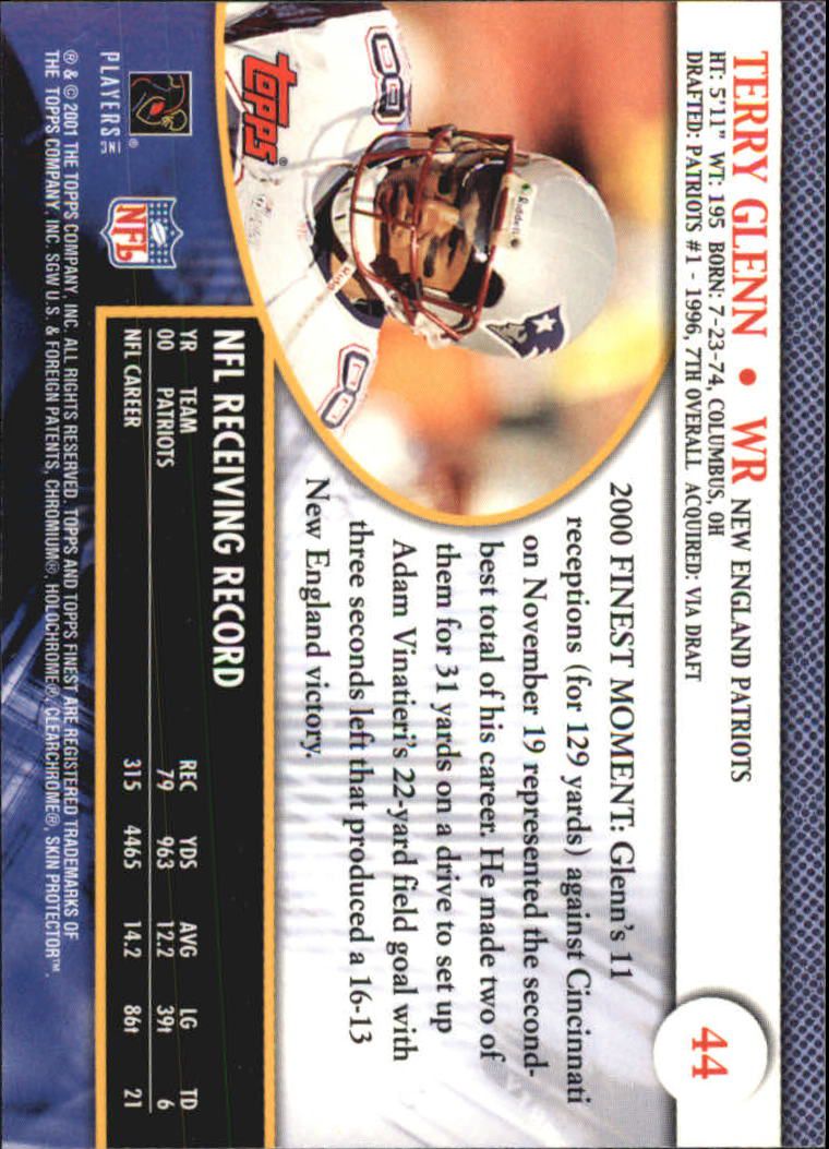 2001 Finest (Topps) Football Cards - Picture 65 of 154