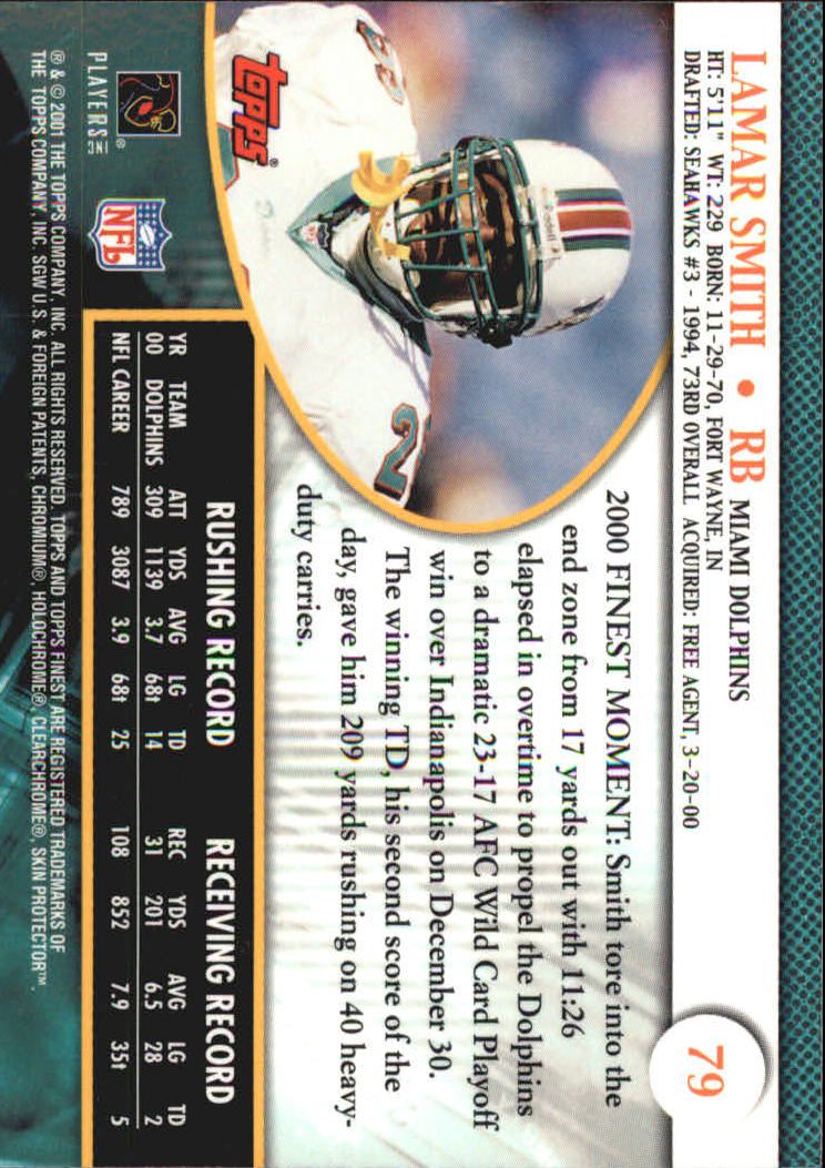 2001 Finest (Topps) Football Cards - Picture 110 of 154