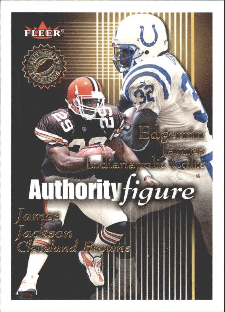 2001 Fleer Authority Figure #19 James Jackson/Edgerrin James