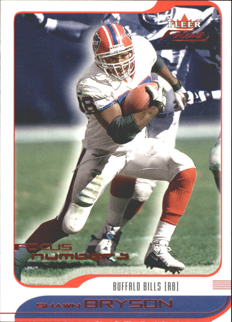 2001 Fleer Focus Numbers #34 Shawn Bryson/161