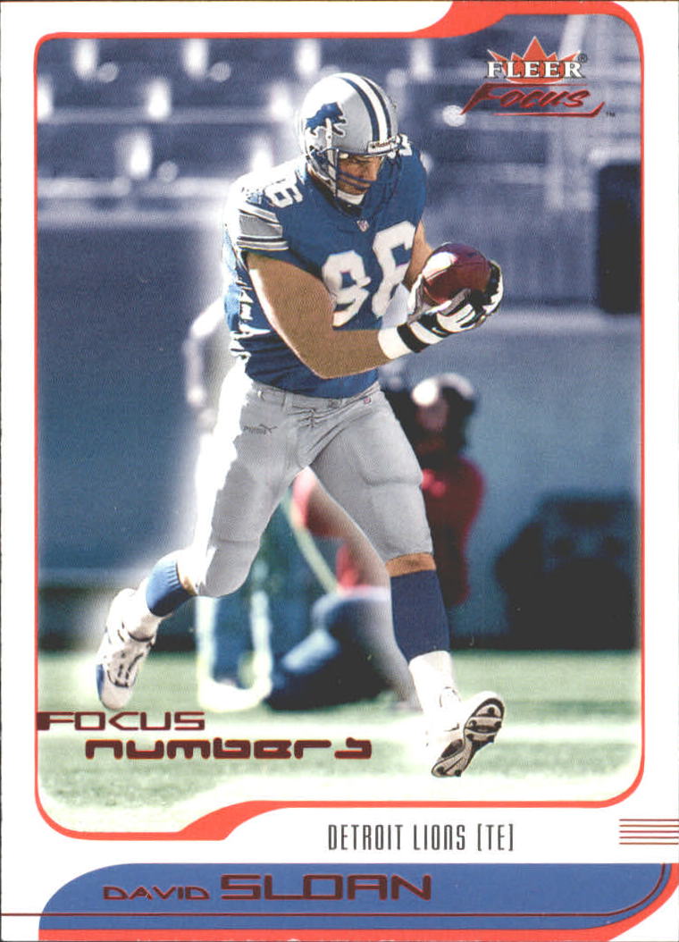 2001 Fleer Focus Numbers #47 David Sloan/118