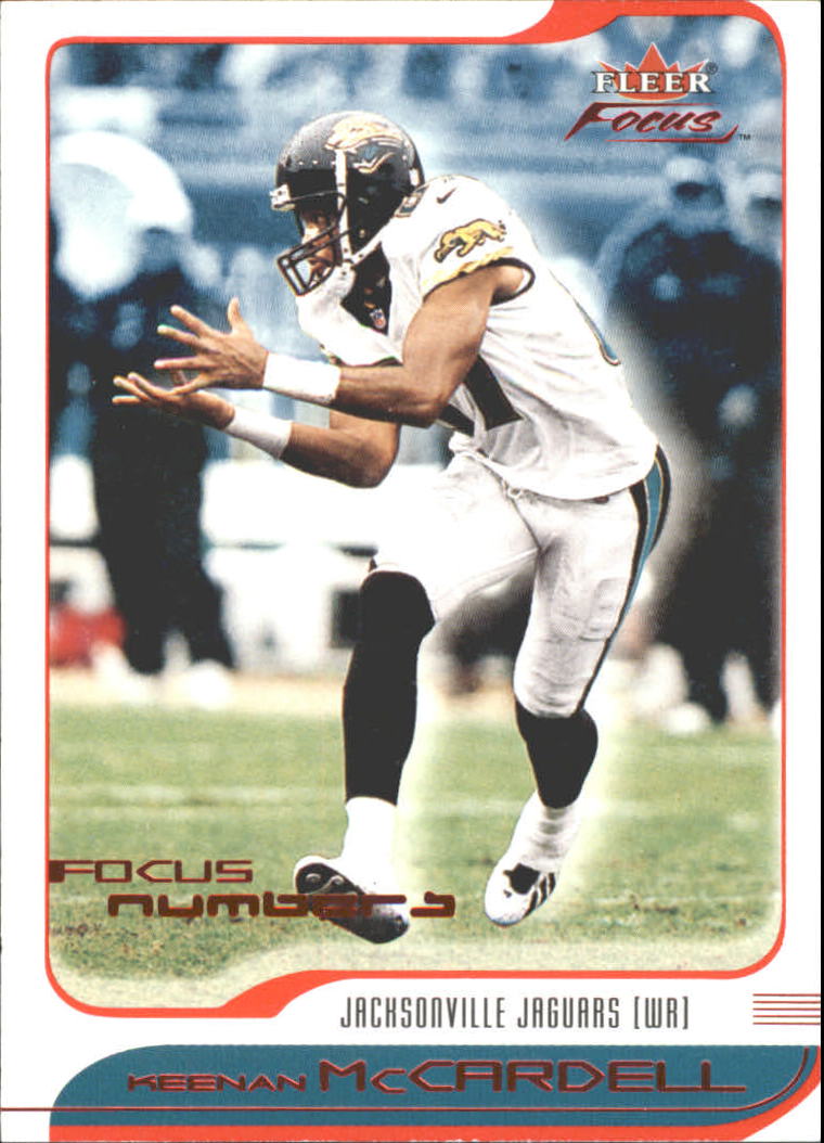 2001 Fleer Focus Numbers #72 Keenan McCardell/128