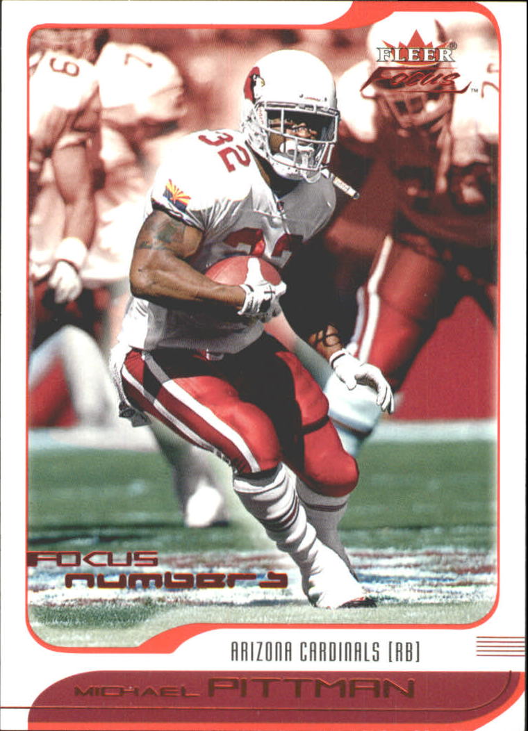 2001 Fleer Focus Numbers #96 Michael Pittman/184