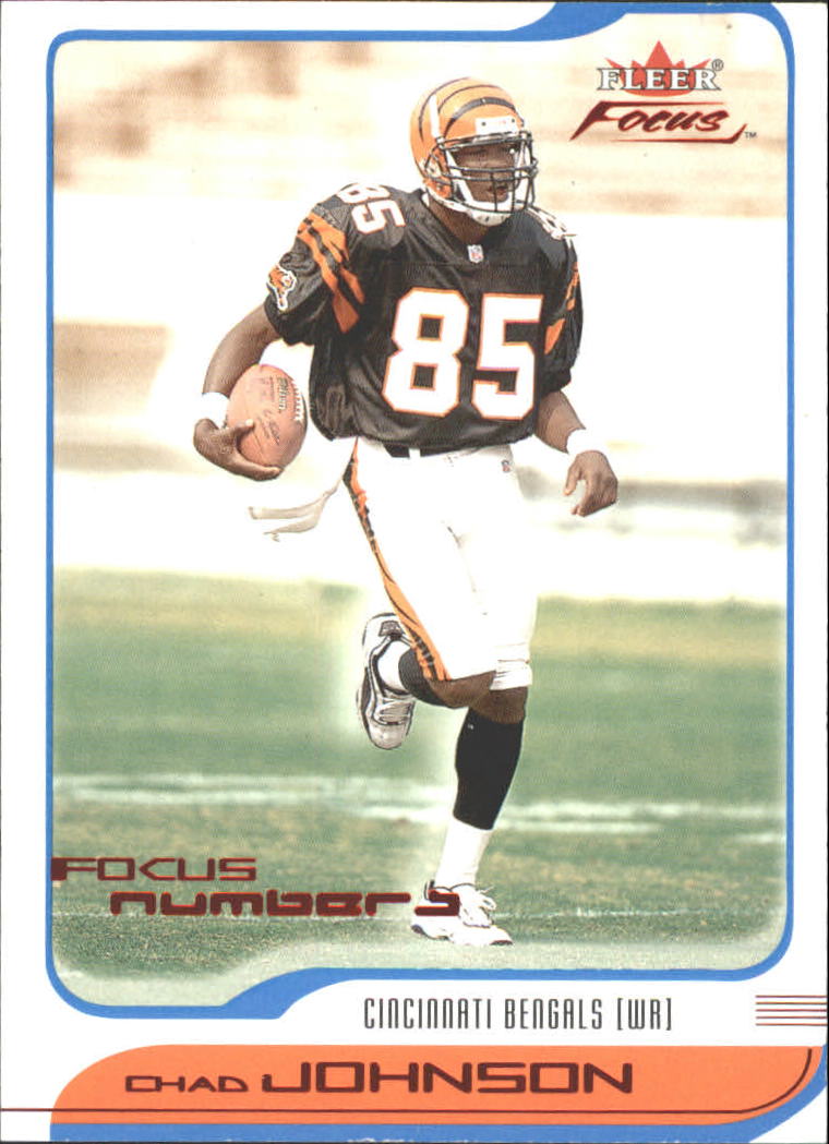 2001 Fleer Focus Numbers #188 Chad Johnson/218