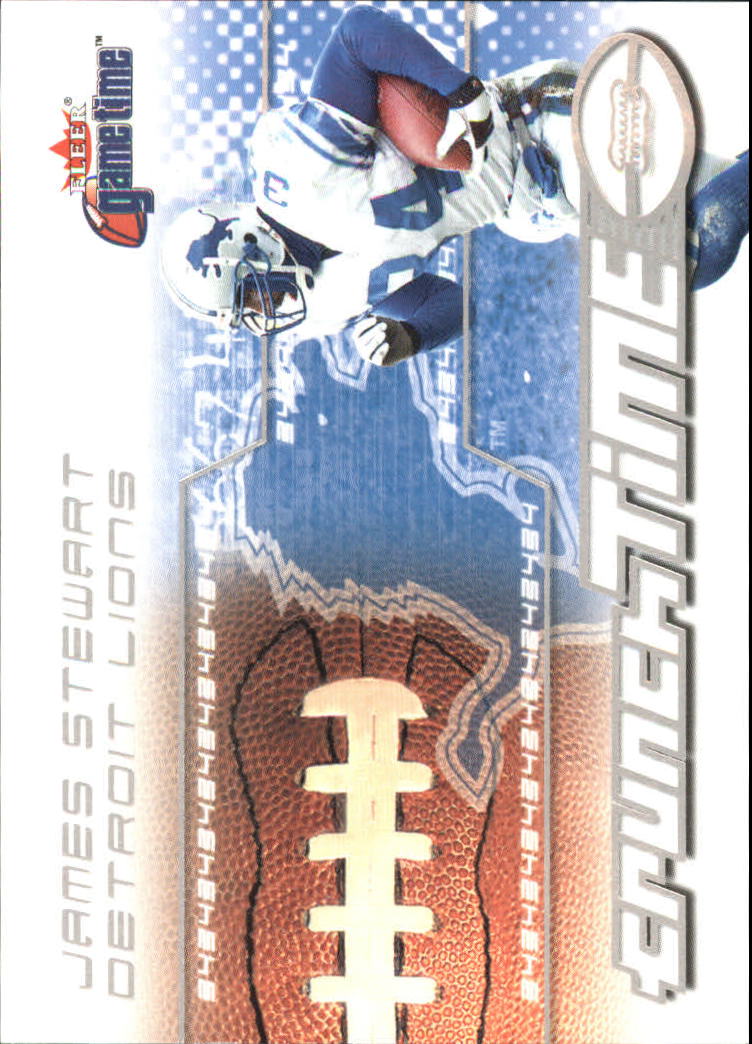 2001 Fleer Game Time Crunch Time #3 James Stewart