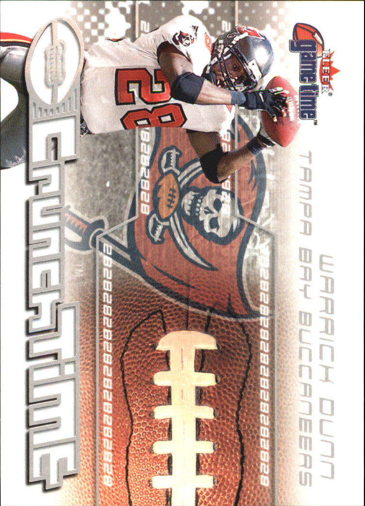 2001 Fleer Game Time Crunch Time #4 Warrick Dunn