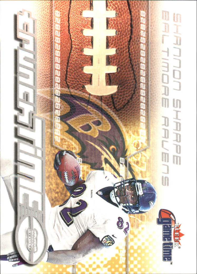 2001 Fleer Game Time Crunch Time #6 Shannon Sharpe