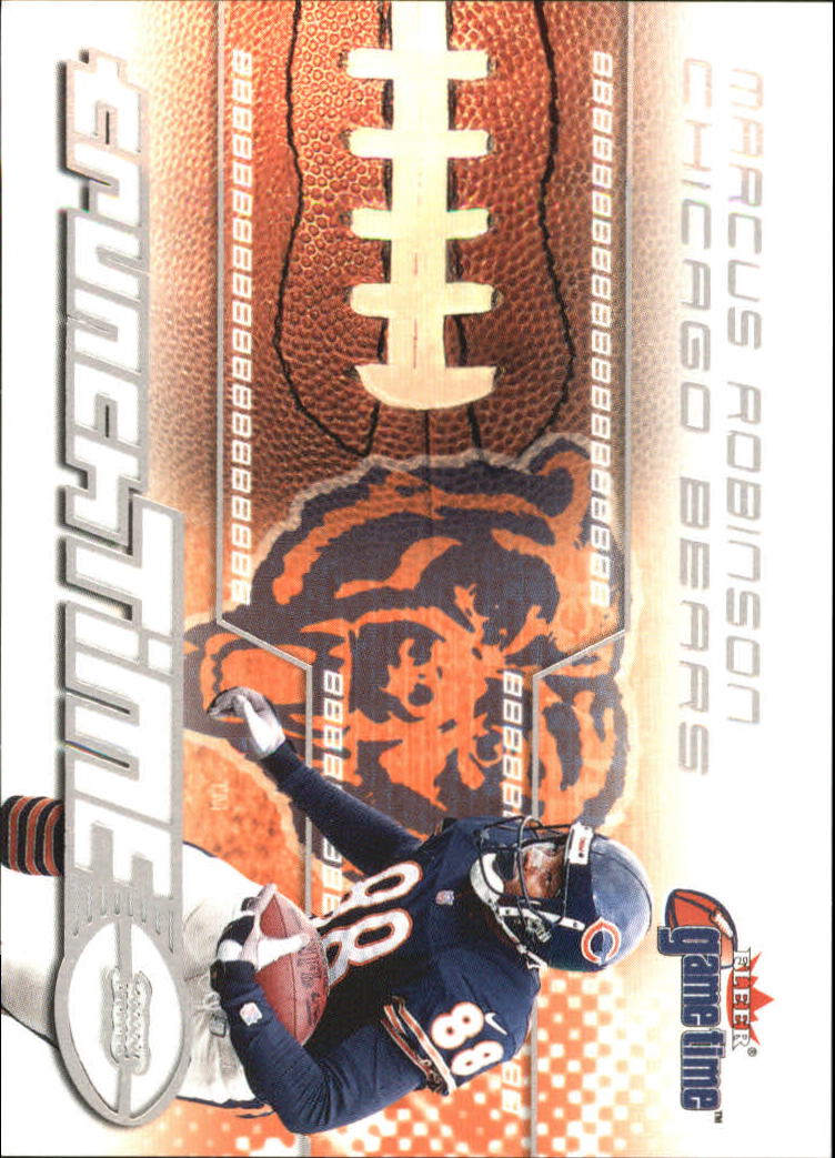2001 Fleer Game Time Crunch Time #10 Marcus Robinson