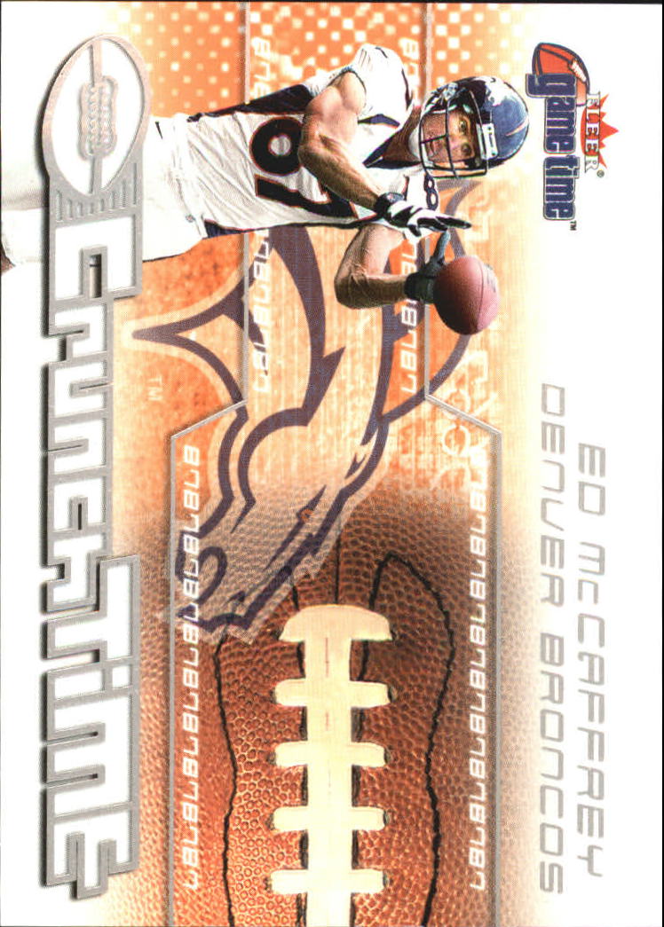 2001 Fleer Game Time Crunch Time #11 Ed McCaffrey