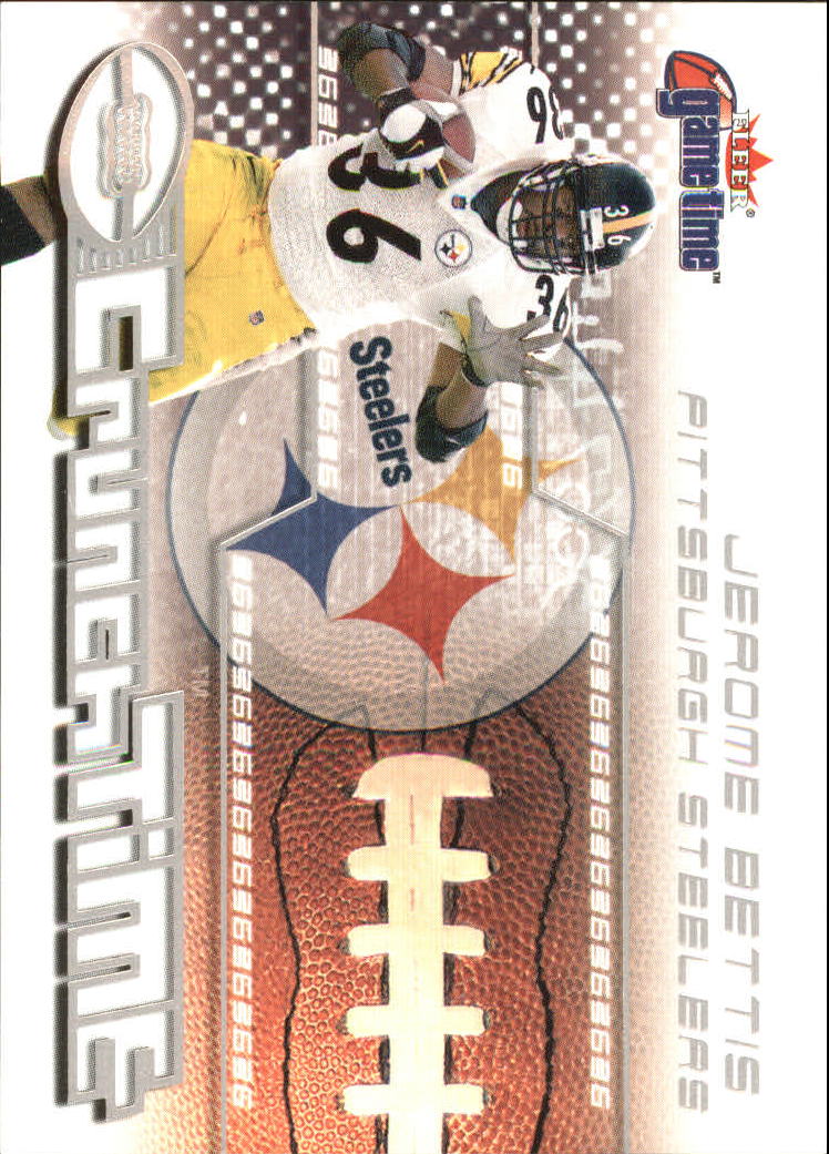 2001 Fleer Game Time Crunch Time #14 Jerome Bettis