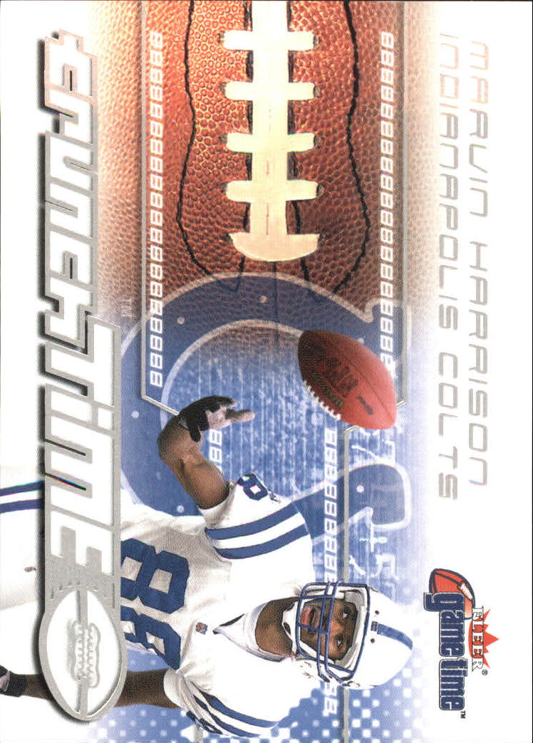 2001 Fleer Game Time Crunch Time #17 Marvin Harrison