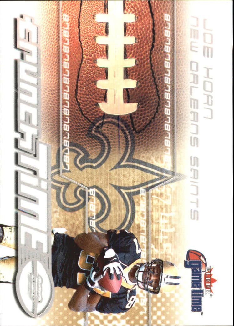 2001 Fleer Game Time Crunch Time #18 Joe Horn