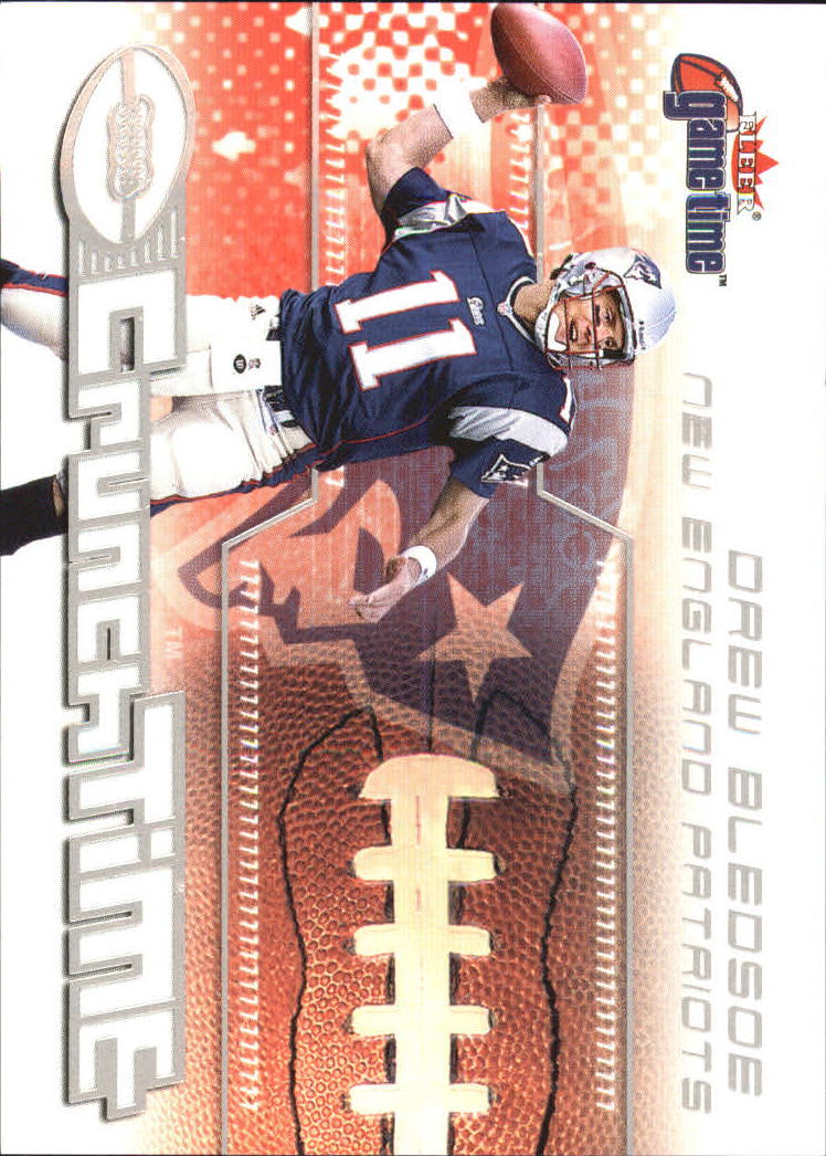 2001 Fleer Game Time Crunch Time #20 Drew Bledsoe
