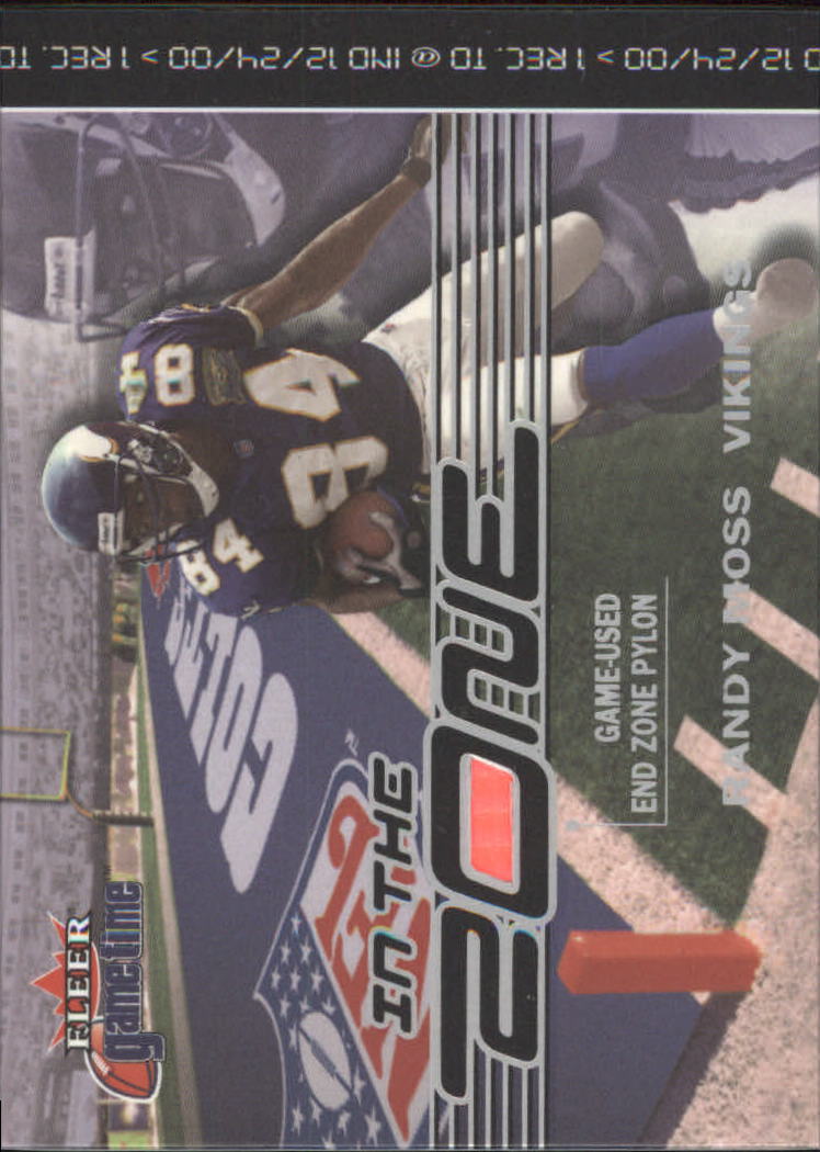2001 Fleer Game Time In the Zone #RM Randy Moss
