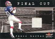 2001 Fleer Genuine Final Cut Jerseys #15 James Lofton