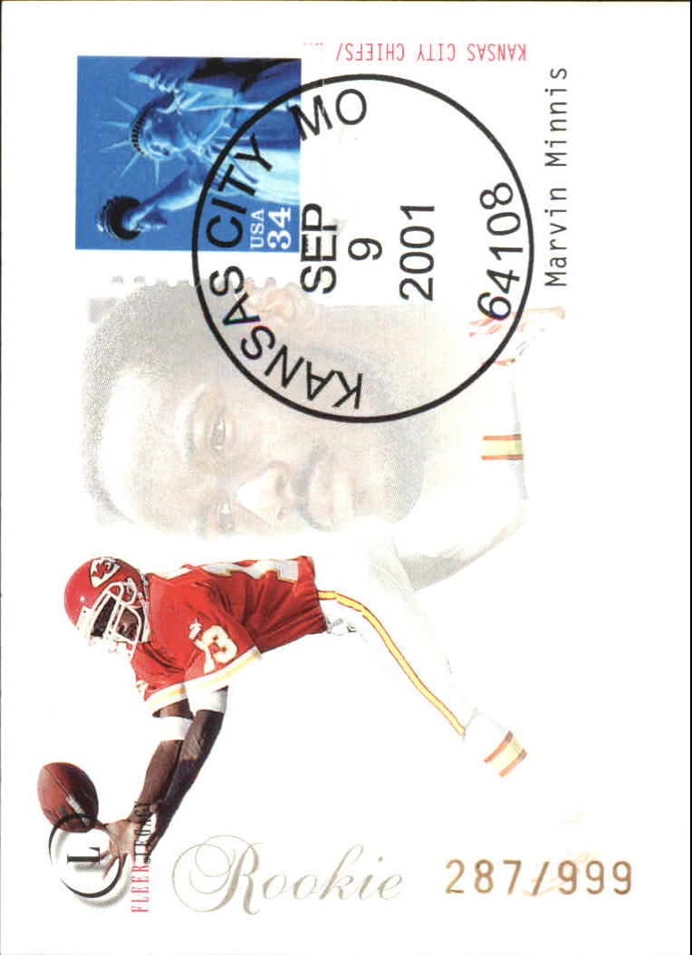 2001 Fleer Legacy Rookie Postmarks #105 Snoop Minnis