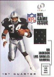 2001 Fleer Legacy Game Issue 1st Quarter #BJ Bo Jackson