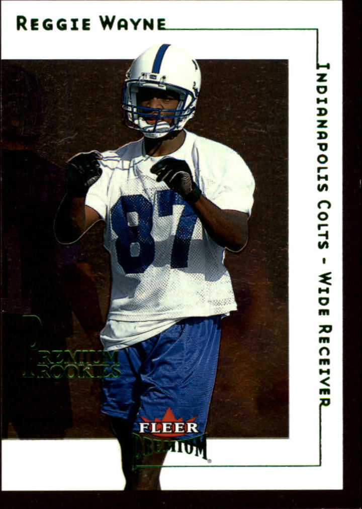 2001 Fleer Premium #207 Reggie Wayne RC