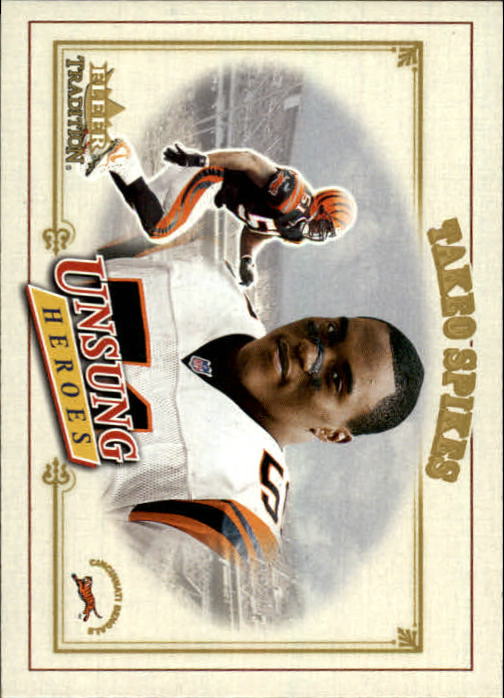 2001 Fleer Tradition #312 Takeo Spikes UH