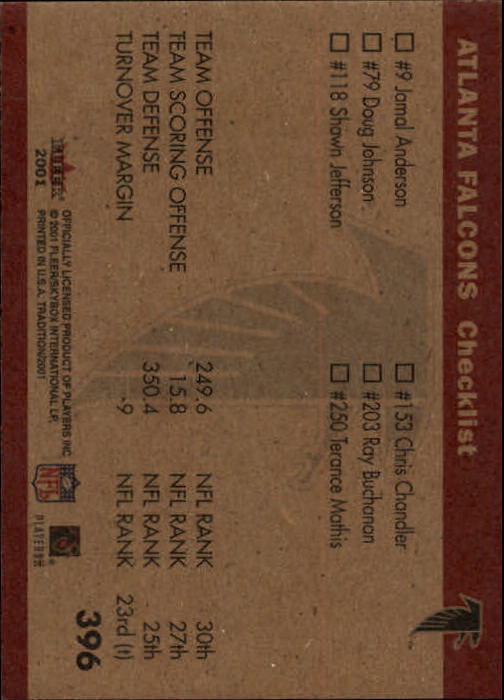A7343- 2001 Fleer Tradition FB #s 1-450 +Inserts -You Pick- 15+ FREE US SHIP - Picture 359 of 398