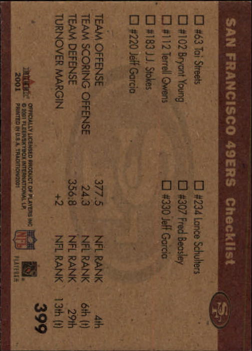 A7343- 2001 Fleer Tradition FB #s 1-450 +Inserts -You Pick- 15+ FREE US SHIP - Picture 361 of 398