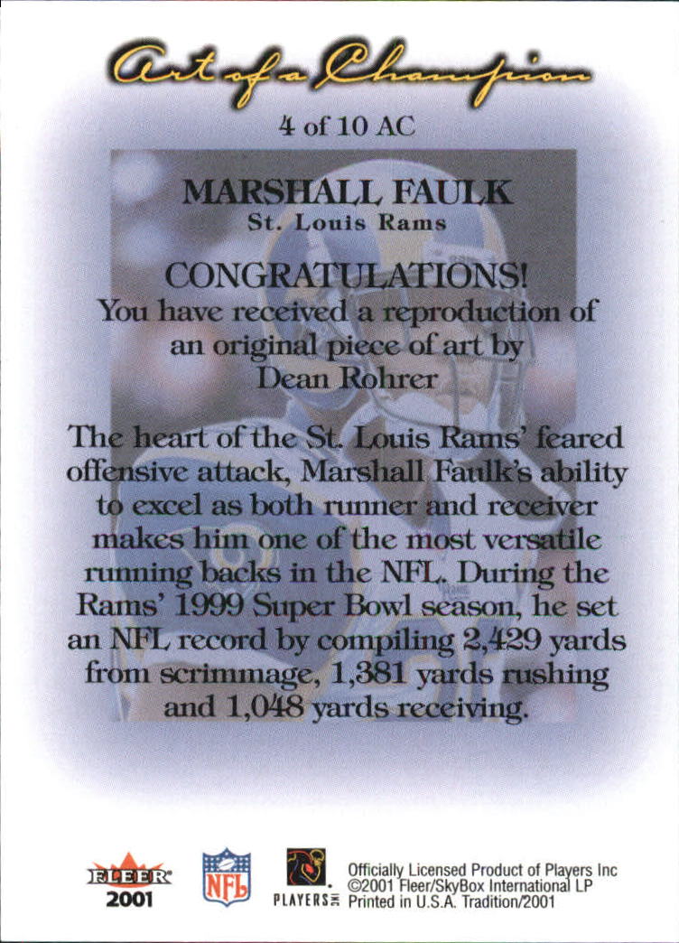 A7343- 2001 Fleer Tradition FB #s 1-450 +Inserts -You Pick- 15+ FREE US SHIP - Picture 363 of 398