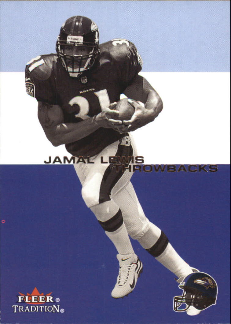 2001 Fleer Tradition Throwbacks #1 Jamal Lewis