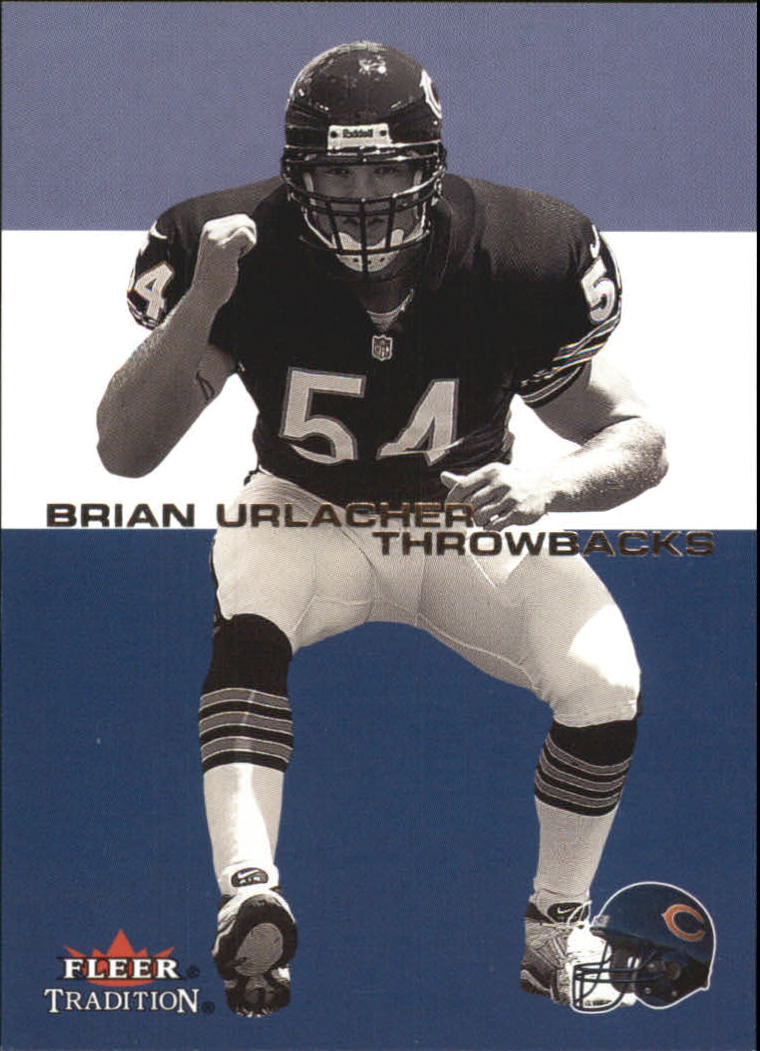 2001 Fleer Tradition Throwbacks #8 Brian Urlacher