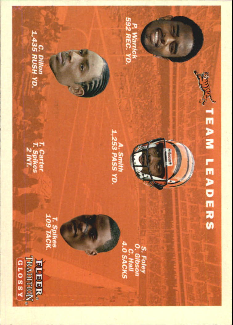 2001 Fleer Tradition Glossy #376 Cincinnati Bengals TL